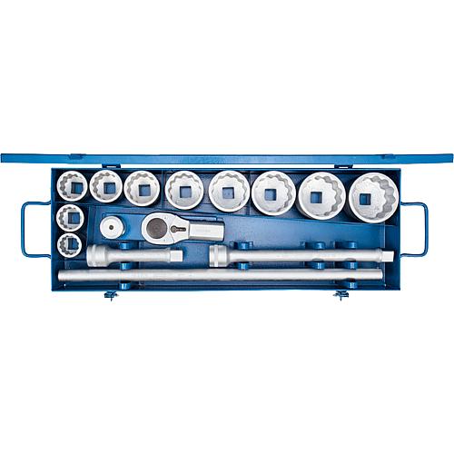 Steckschlüssel-Satz D 21 EMU-10 1", 15-teilig