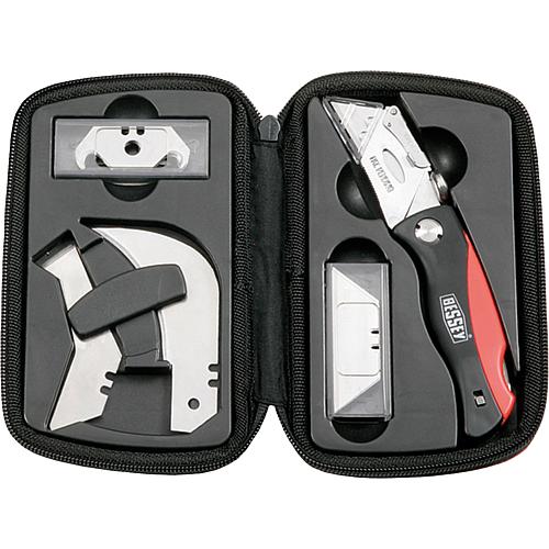 Cuttermesser-Set BESSEY® DBKPH, 20-teilig, in praktischer Nylontasche