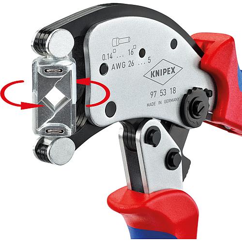 Crimpzange KNIPEX Twister 16