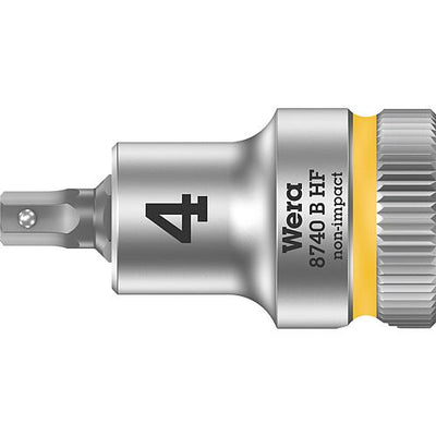 Steckschlüsseleinsätze 3/8" -Antrieb, für Innen-Sechskant Schrauben und -muttern mit Kugelfangrille, kurz, mit Haltefunktion