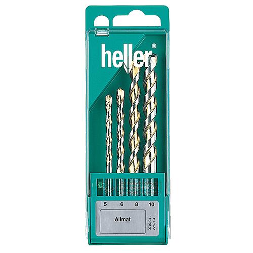 Mehrzweckbohrer-Set heller® 3740 ALLMAT, Schaft zylindrisch, 4-teilig