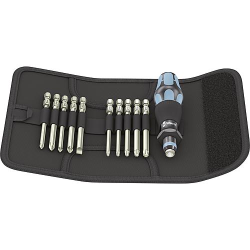 Schraubendreher-Set Kraftform Kompakt Schlitz/Phillips/Pozidriv/Torx®/ Edelstahl, 11-teilig