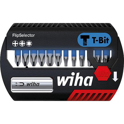 Bit-Set WIHA® T-Bit Philips, Pozidriv und Torx®, 13-teilig