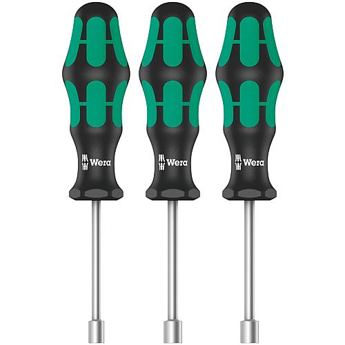 Steckschlüssel-Schraubendreher-Set WERA Kraftform Plus Serie 300, 3-teilig, Hohlschaft