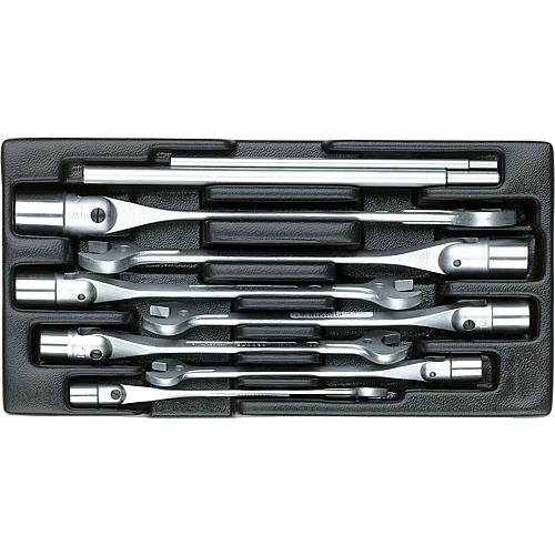 Maul-Steckschlüssel-Satz 1500 ES-534, in 1/3 Modul, 9-teilig