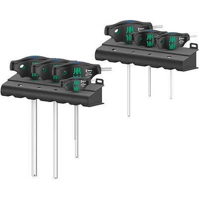 Quergriff-Sechskant-Schraubendreher-Set WERA, Hex-Plus, langer und kurzer Schenkel, 7-teilig