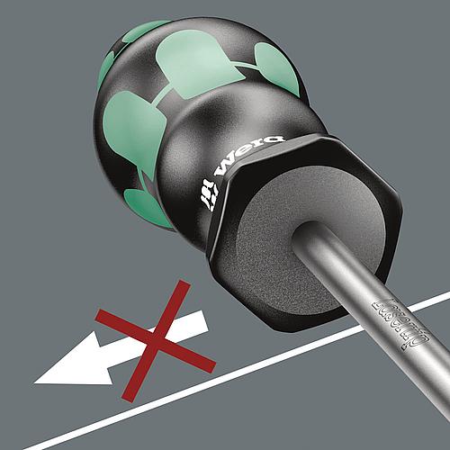 TRI-WING®-Schraubendreher WERA Kraftform Plus Serie 300, Klinge rund