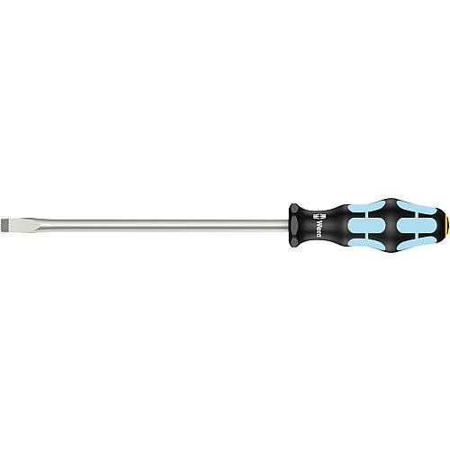 Schraubendreher Schlitz Edelstahl WERA, Klinge rund, Lasertip-Spitze