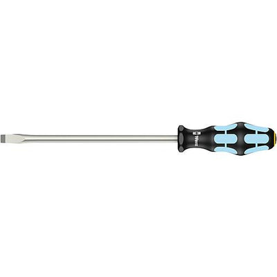 Schraubendreher Schlitz Edelstahl WERA, Klinge rund, Lasertip-Spitze
