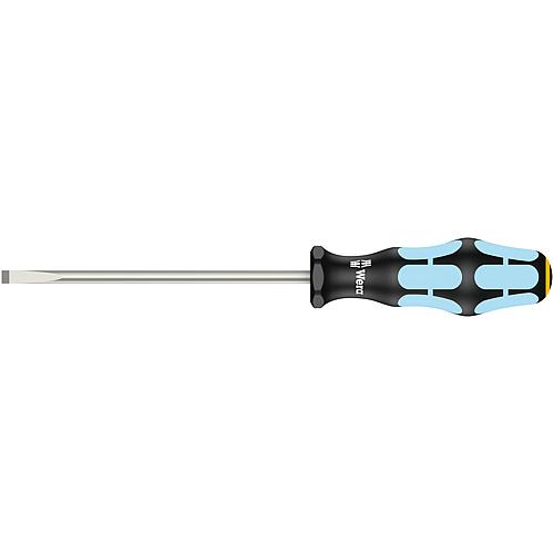 Schraubendreher Schlitz (Elektrikerklinge) Edelstahl WERA, Klinge rund, Lasertip-Spitze