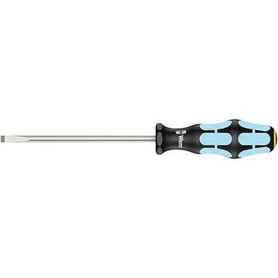 Schraubendreher Schlitz (Elektrikerklinge) Edelstahl WERA, Klinge rund, Lasertip-Spitze