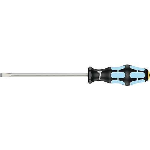 Schraubendreher Schlitz Edelstahl WERA, Klinge rund, Lasertip-Spitze