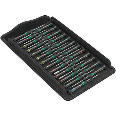 Schraubendreher-Set Elektroniker Serie Micro, Schlitz, Phillips, Torx®, Torx Plus®, Innen-/Außen-Sechskant, Microstix®, Ausheber, 25-teilig