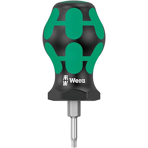 Torx®-Schraubendreher Stubby WERA Kraftform Plus-Serie 300, Klinge rund 25 mm