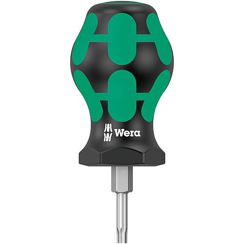Torx®-Schraubendreher Stubby WERA Kraftform Plus-Serie 300, Klinge rund 25 mm