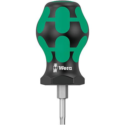 Torx®-Schraubendreher Stubby WERA Kraftform Plus-Serie 300, Klinge rund 25 mm