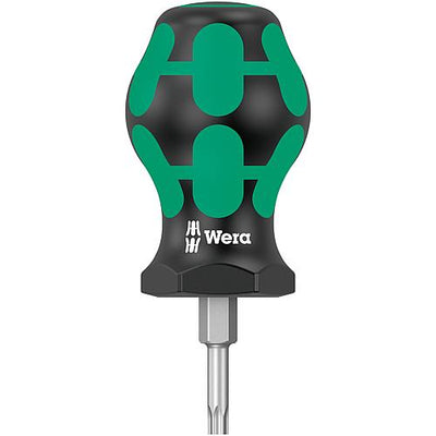 Torx®-Schraubendreher Stubby WERA Kraftform Plus-Serie 300, Klinge rund 25 mm
