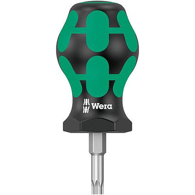 Torx®-Schraubendreher Stubby WERA Kraftform Plus-Serie 300, Klinge rund 25 mm