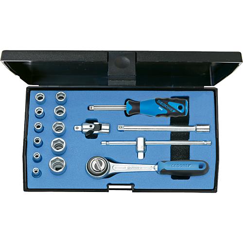Steckschlüssel-Satz 1/4", 16-teilig