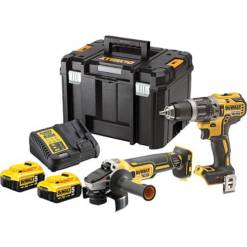 Akku-Set, 18 V, 2-teilig mit 2 x 5,0 Ah Akkus, 1 x Ladegerät und 1 x Transportkoffer