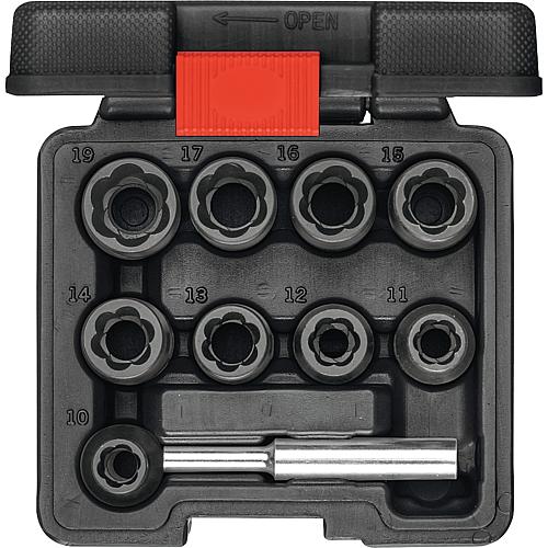 Ausdrehersatz 1/2", 10-teilig