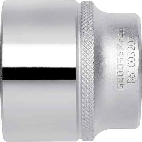 Steckschlüsseleinsatz 1/2", 6-kant, metrisch, kurz