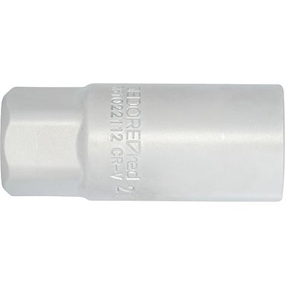 Zündkerzeneinsatz 1/2" 6-kant mit Vierkantantrieb, 21 mm