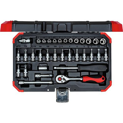 Steckschlüssel-Satz 1/4", 33-teilig