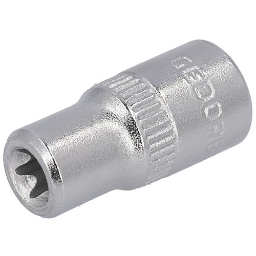 Steckschlüsseleinsatz 1/4" für Außen-Torx®-Schrauben, metrisch, kurz