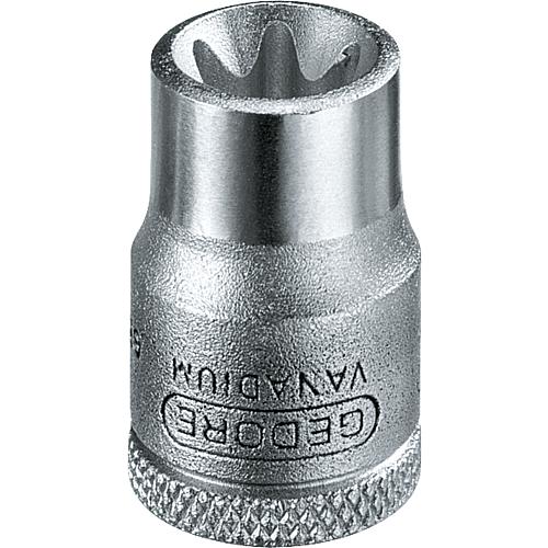 Steckschlüsseleinsatz 3/8" Außen-Torx®, metrisch, kurz