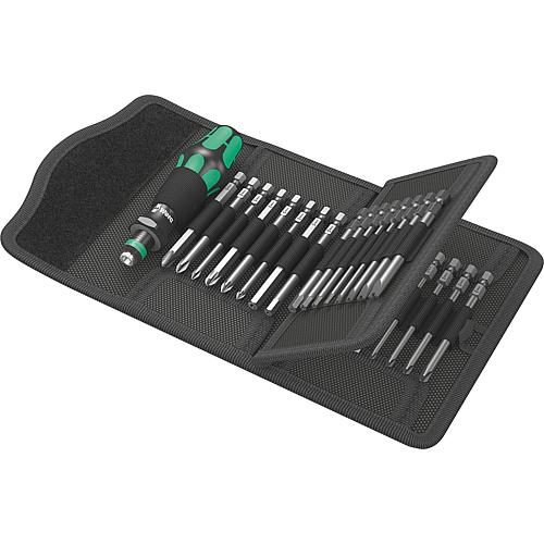 Bajonett Bitschraubendreher-Set KK 62, Schlitz, Kreuzschlitz (Phillips), Pozidriv, Torx®Plus, Innen-Sechskant, Spanner, 33-teilig