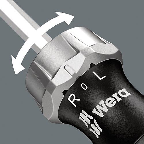 Handhalter Vario KK27 RA mit Ratschenfunktion, 7-teilig, Magazin für 25 mm Bits