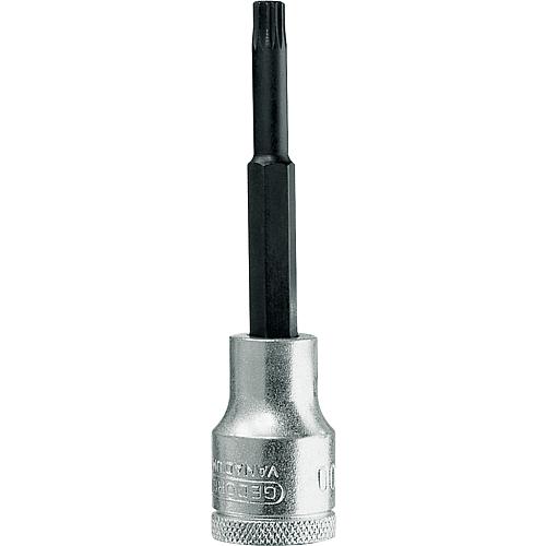Schraubendrehereinsatz 1/2" für Innen-Vielzahn-Schrauben XZN, lang