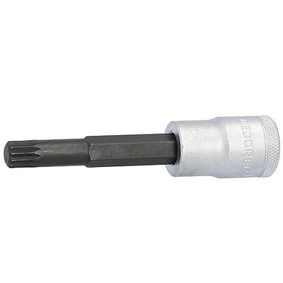 Schraubendrehereinsatz 1/2" für Innen-Vielzahn-Schrauben XZN, lang