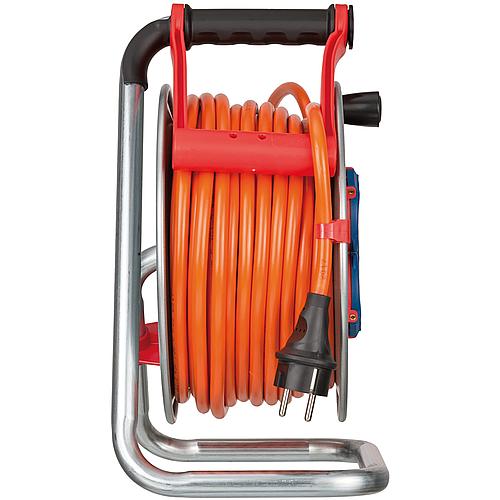 Stahlblech-Kabeltrommel Garant® S, orange, IP44