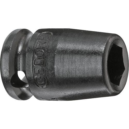 Kraftschraubereinsatz 3/8" 6-kant, metrisch, kurz