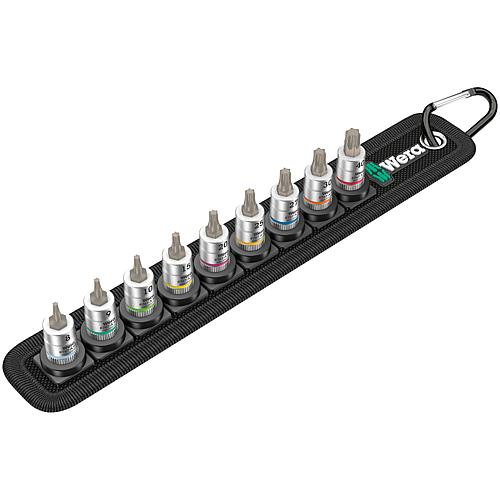 Steckschlüssel-Satz 1/4", 9-teilig, mit Haltefunktion