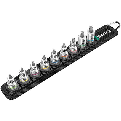 Steckschlüssel-Satz 3/8", 9-teilig, mit Haltefunktion
