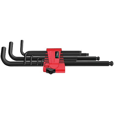 Winkelschlüsselsatz 950/9 Hex-Plus 6, für Innensechskant, 9-teilig, BlackLaser Oberfläche