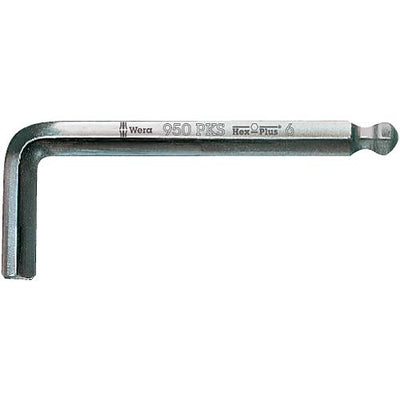 Winkelschlüssel 950 PKS WERA, kurze Form, gestellverchromt