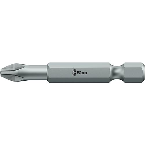 Bits 853/4 ACR®, 1/4" Sechskant, für Phillips, zähhart, mit rauen Rippen gegen das Herausrutschen aus der Schraube