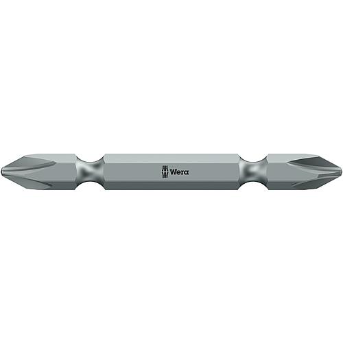Bits 851/23 Doppelbit, 1/4" Sechskant, für Phillips, mit Kugelfangnut 17 mm