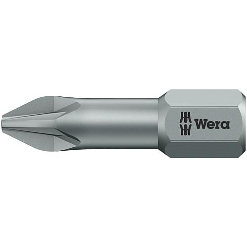 Bits 855/1 TZ WERA, 1/4" Sechskant für Pozidriv, zähhart, für universellen Einsatz