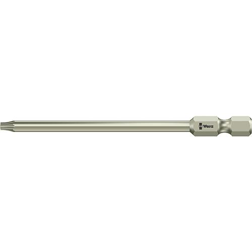 Bits 3867/4 BO WERA, 1/4" Sechskant für TORX®, mit Bohrung, Edelstahl