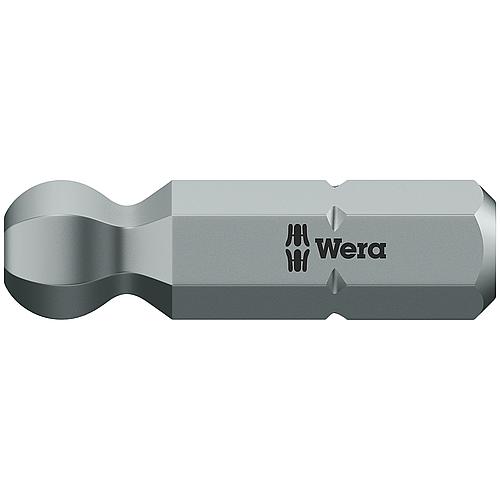 Bits 842/1 Z WERA, 1/4" Sechskant für Innensechskant, Kugelkopf, zähhart, für universellen Einsatz