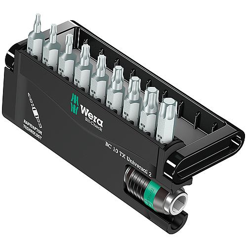 Bit-Set Torx®, inkl. Rapidaptor K Universal-Halter 1/4" x 50 mm, 10-teilig