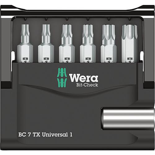 Bit-Set Torx®, inkl. Universal-Halter 1/4" x 50 mm, 7-teilig