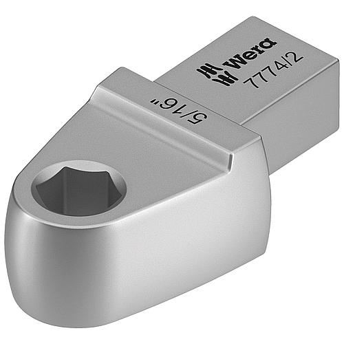 7774/1 WERA Einsteckwerkzeug, Bitadapter 1/4", für Drehmomentschlüssel Click-Torque X mit 9 x 12 mm Aufnahme