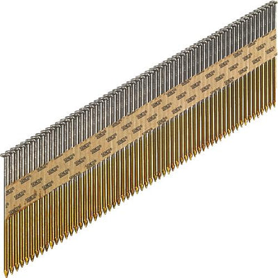 Streifennägel SENCO, Vollrundkopf, Ringschaft, Kunststoffkolliert, Streifen, Diamantspitze, Sencotiert