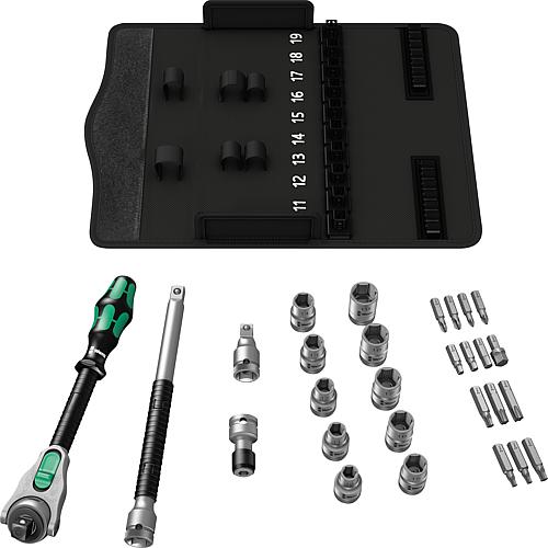 Steckschlüssel-Set Zyklop 12,7 mm (1/2"), 28-teilig